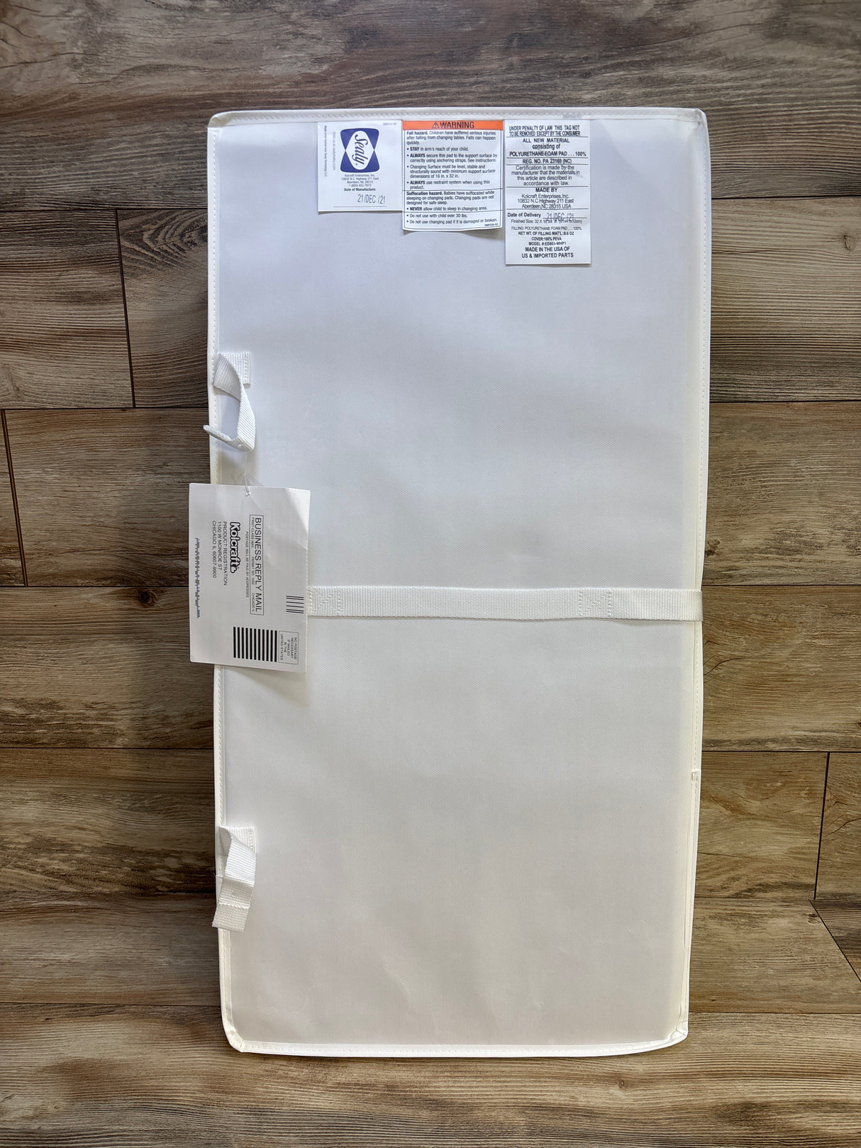 Kolcraft Sealy Soybean Comfort Contoured Changing Pad