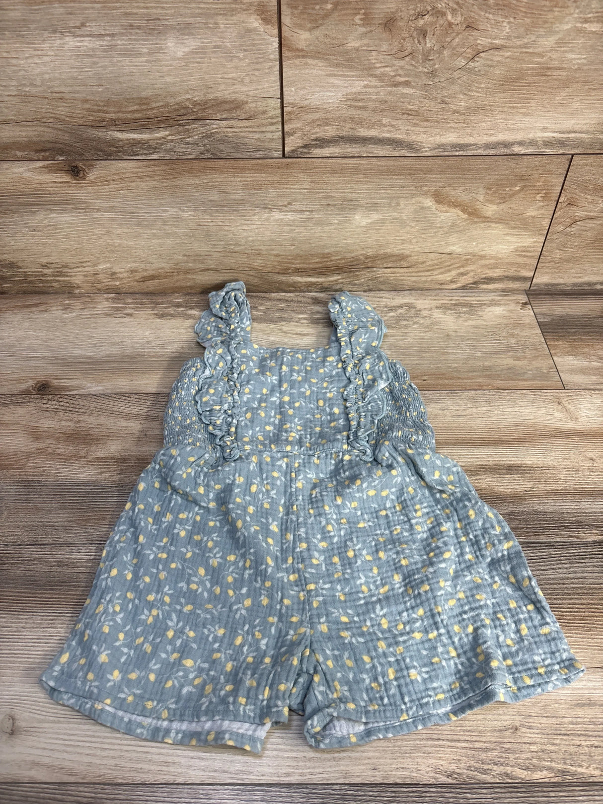Modern Moments Gauze Shortie Romper Green sz 5T