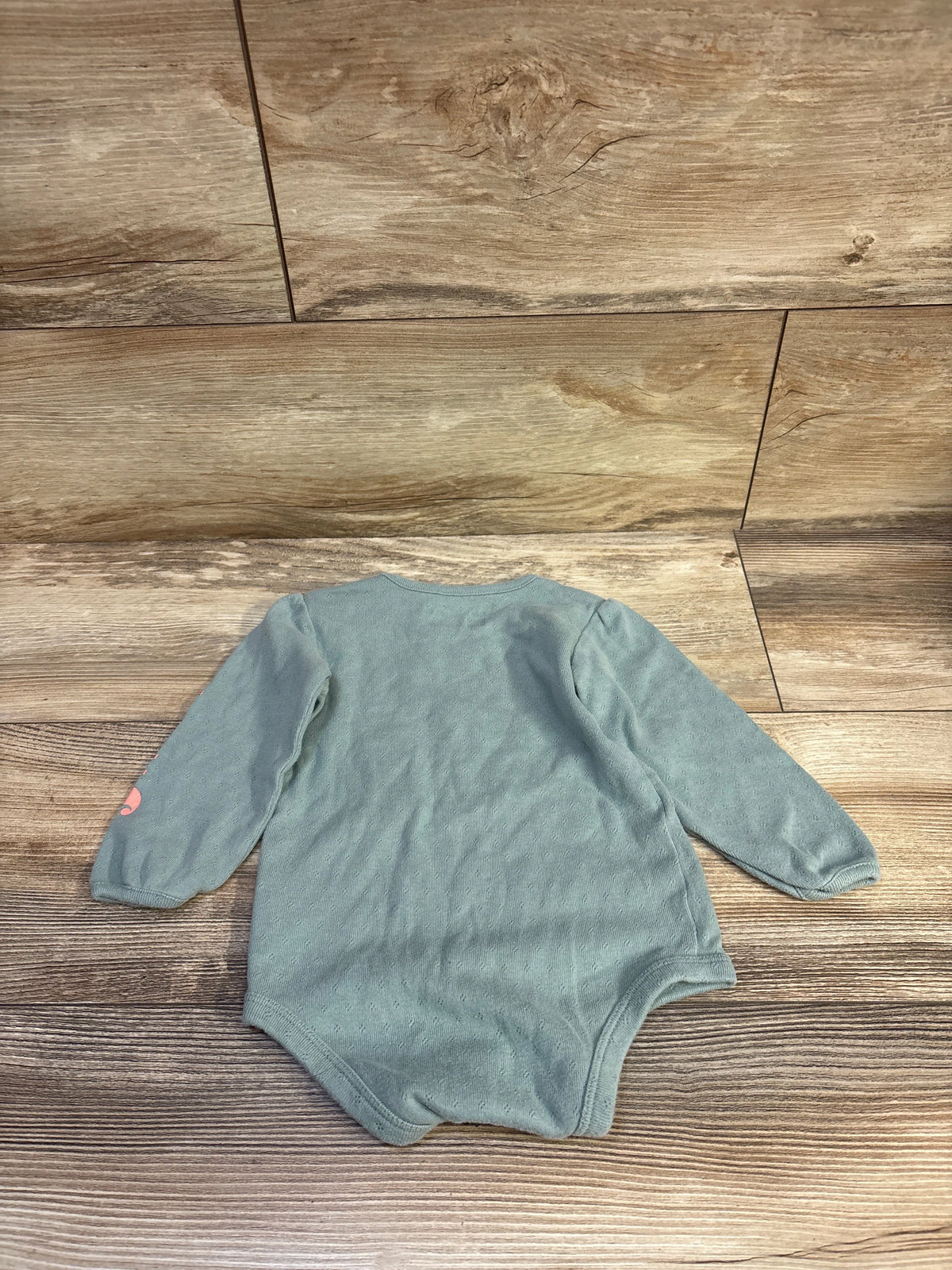 Carhartt Pointelle Knit Bodysuit Green sz 18m