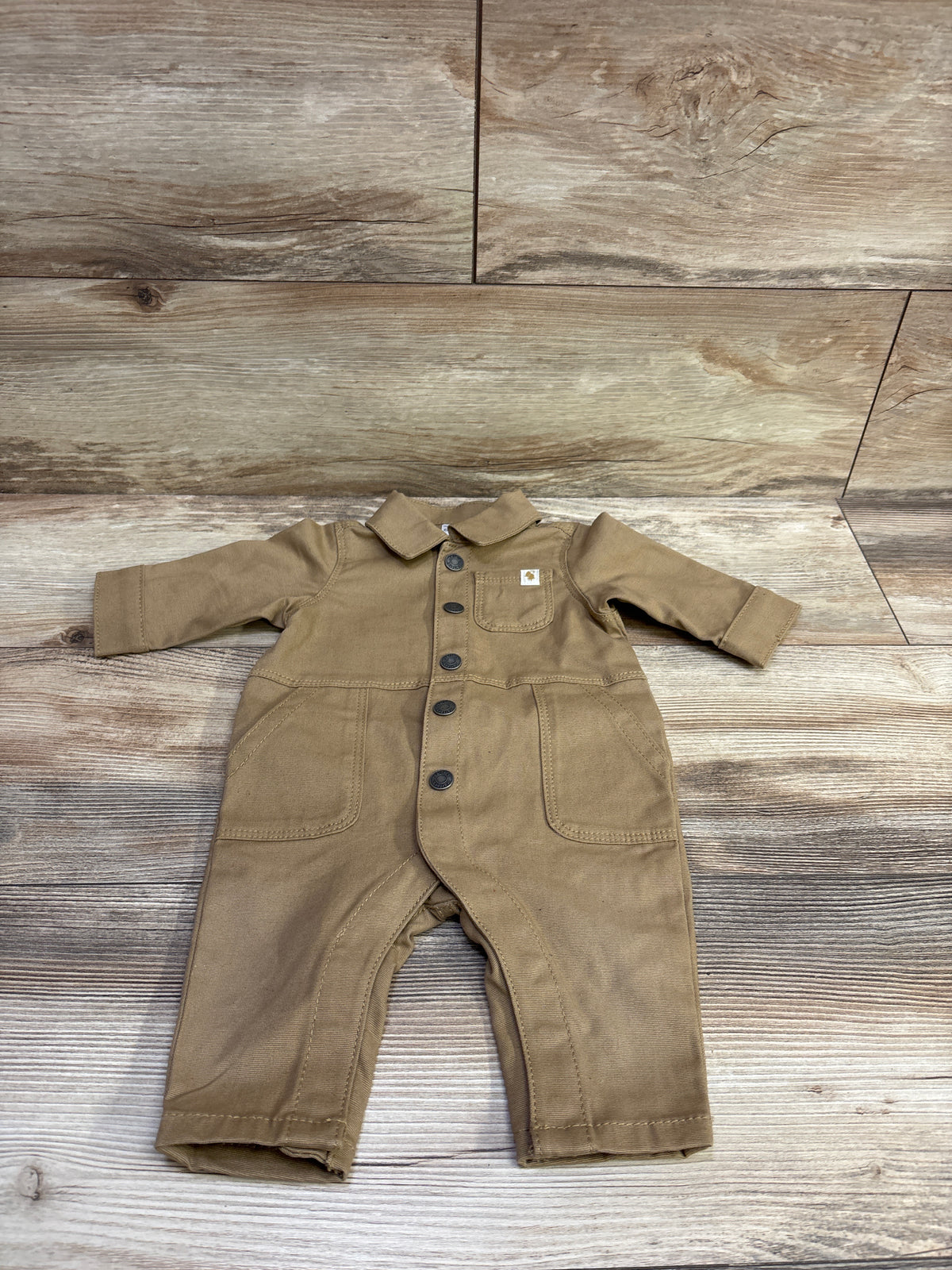 Carter's Canvas Coverall Brown sz 3m