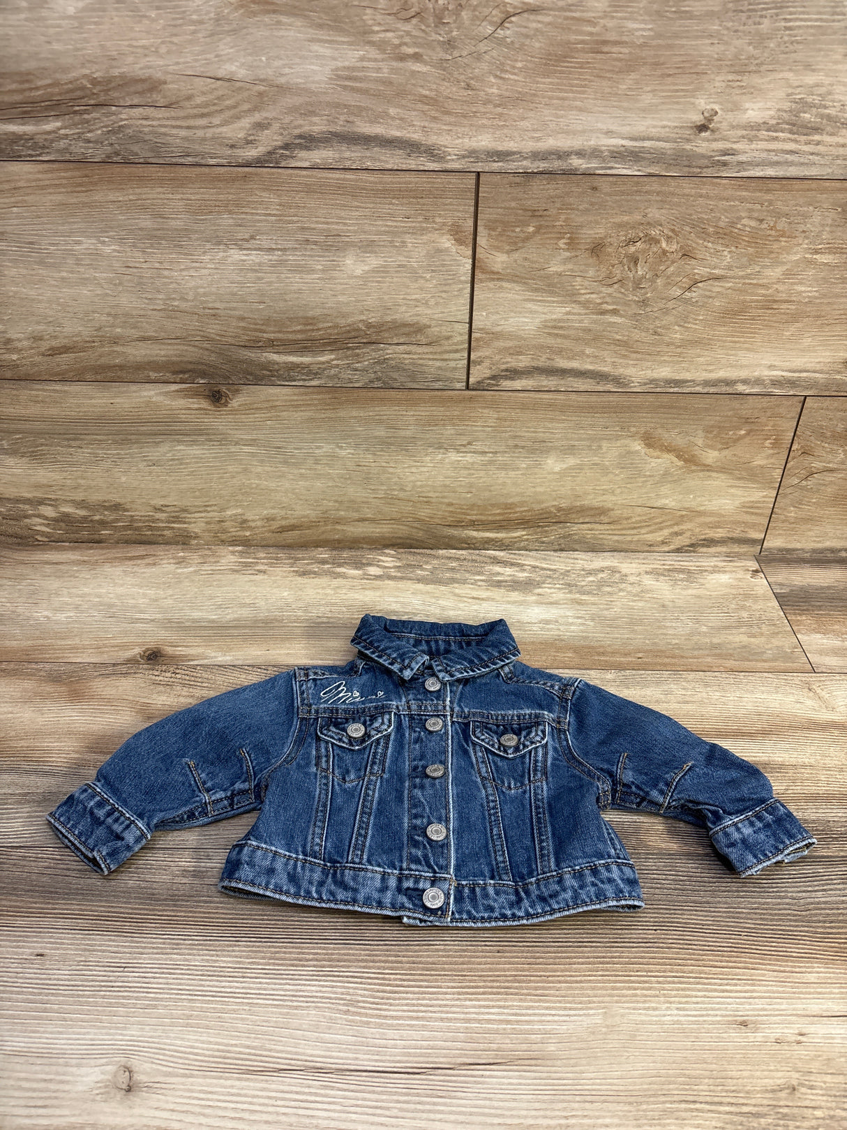 Baby Gap x Disney Minnie Mouse Icon Denim Jacket Blue sz 6-12m