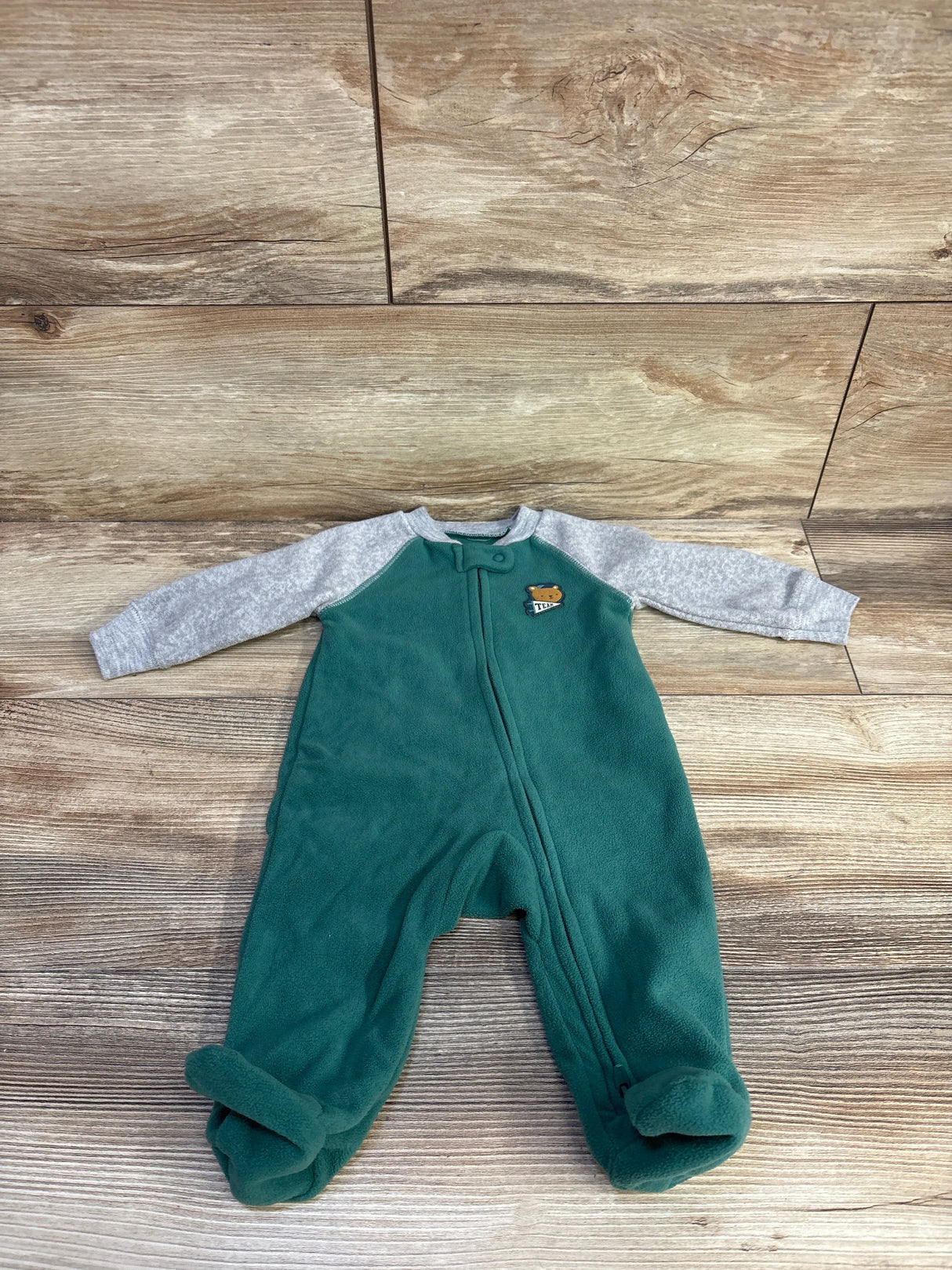Carter's Team Blanket Sleeper Green sz 3m