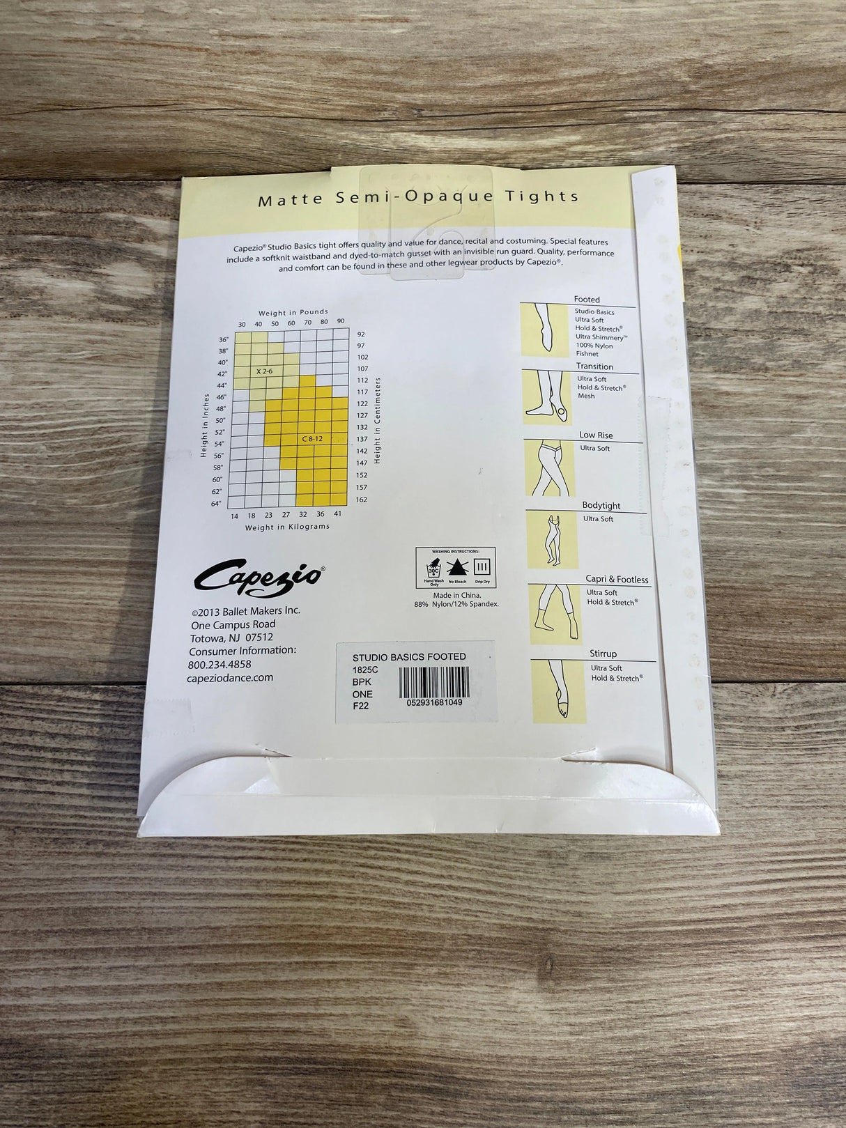 NEW Capezio Classic Footed Tight in Ballet Pink sz 8-12 - Me n Mommy To Be