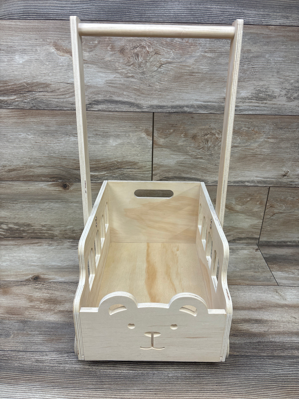 Wakauto Wooden Bear Baby Shower Crate