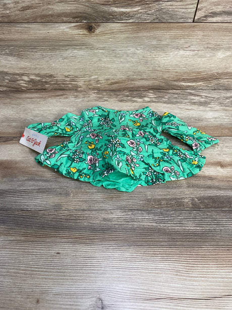 NEW Cat & Jack Floral Henley Dress & Bloomers Green sz Newborn - Me n Mommy To Be