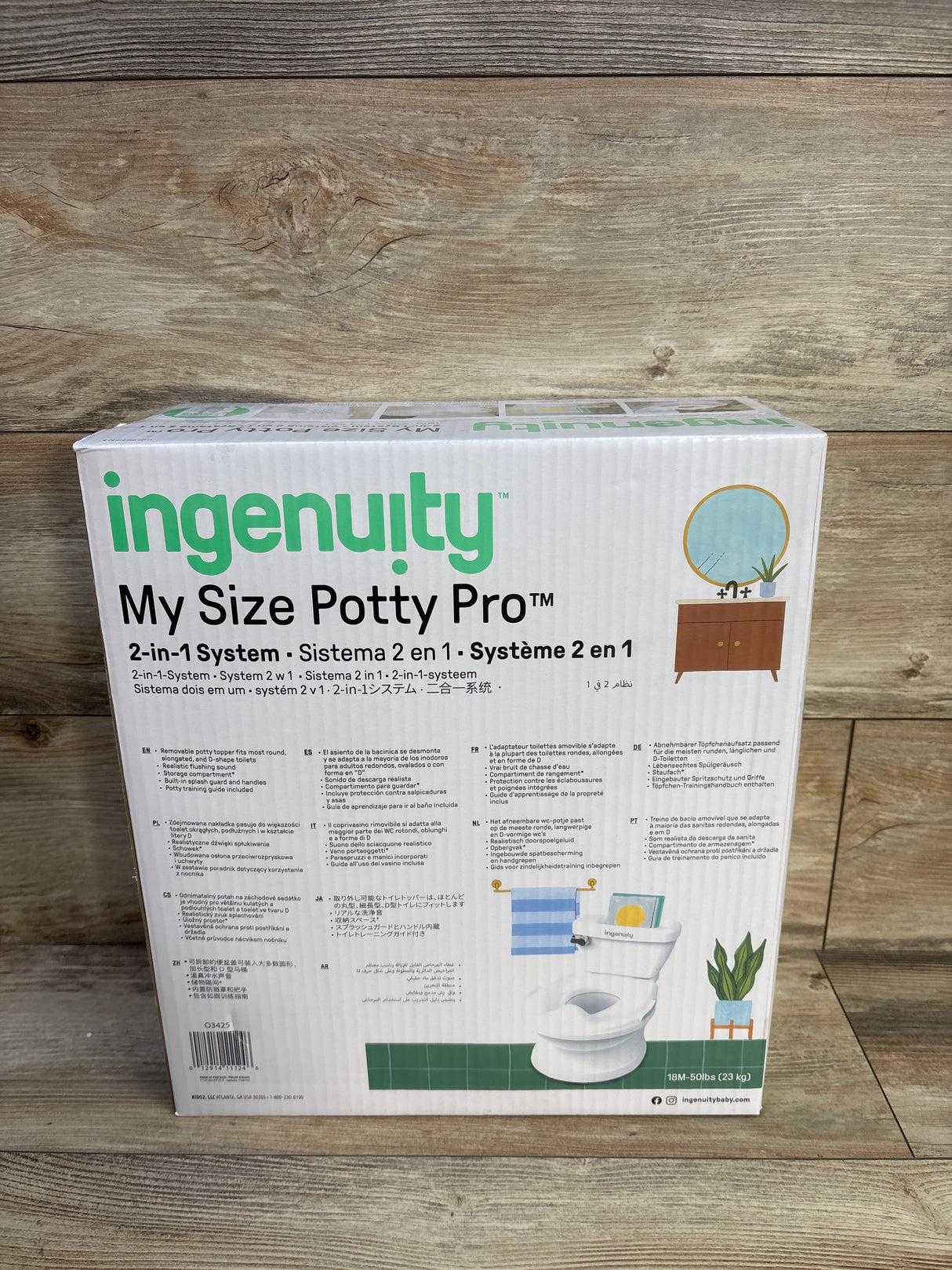 NEW Summer by Ingenuity My Size Potty Pro Toddler Chair