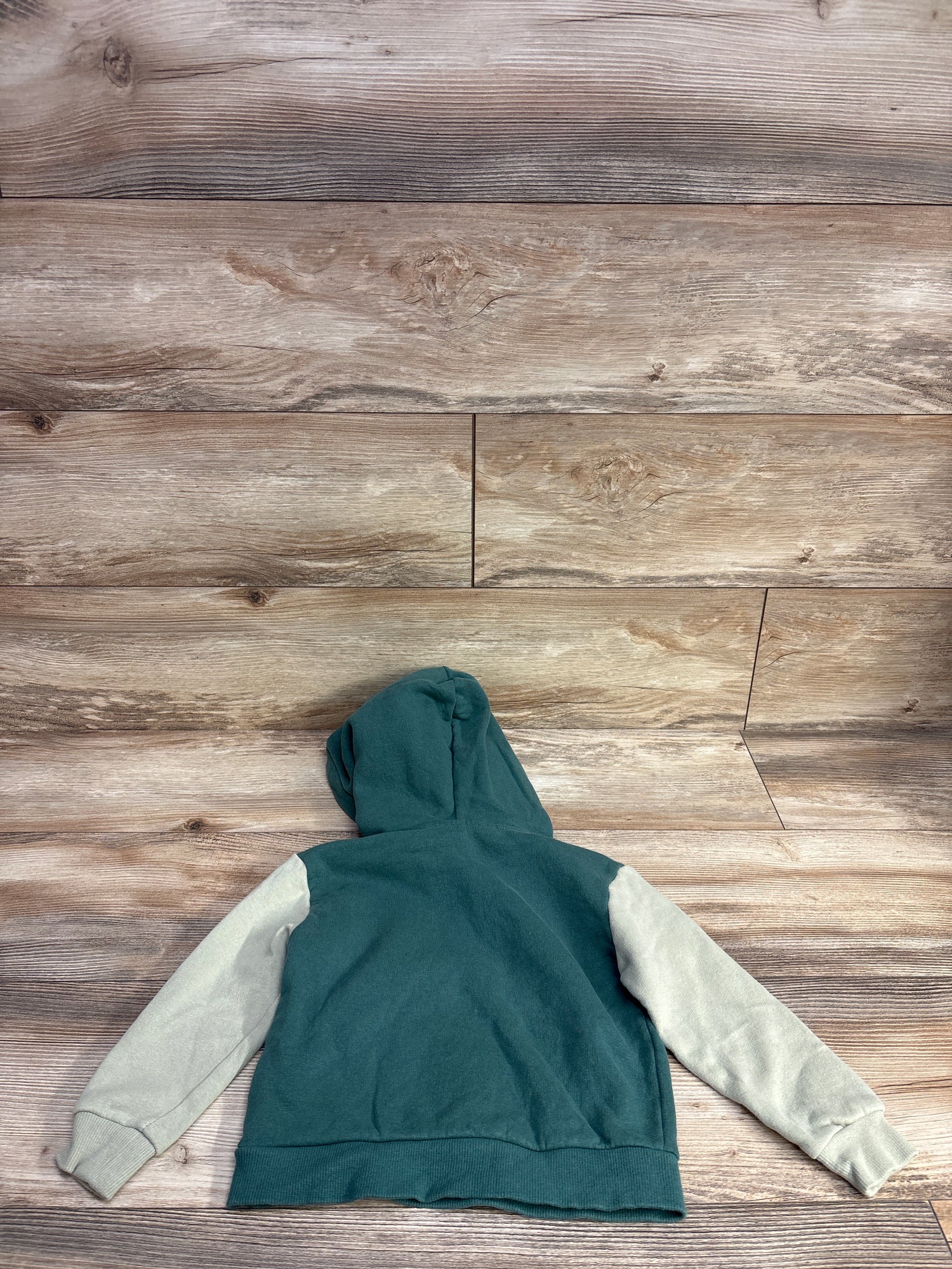H&M Hooded Pullover Sweatshirt Green sz 3/4T