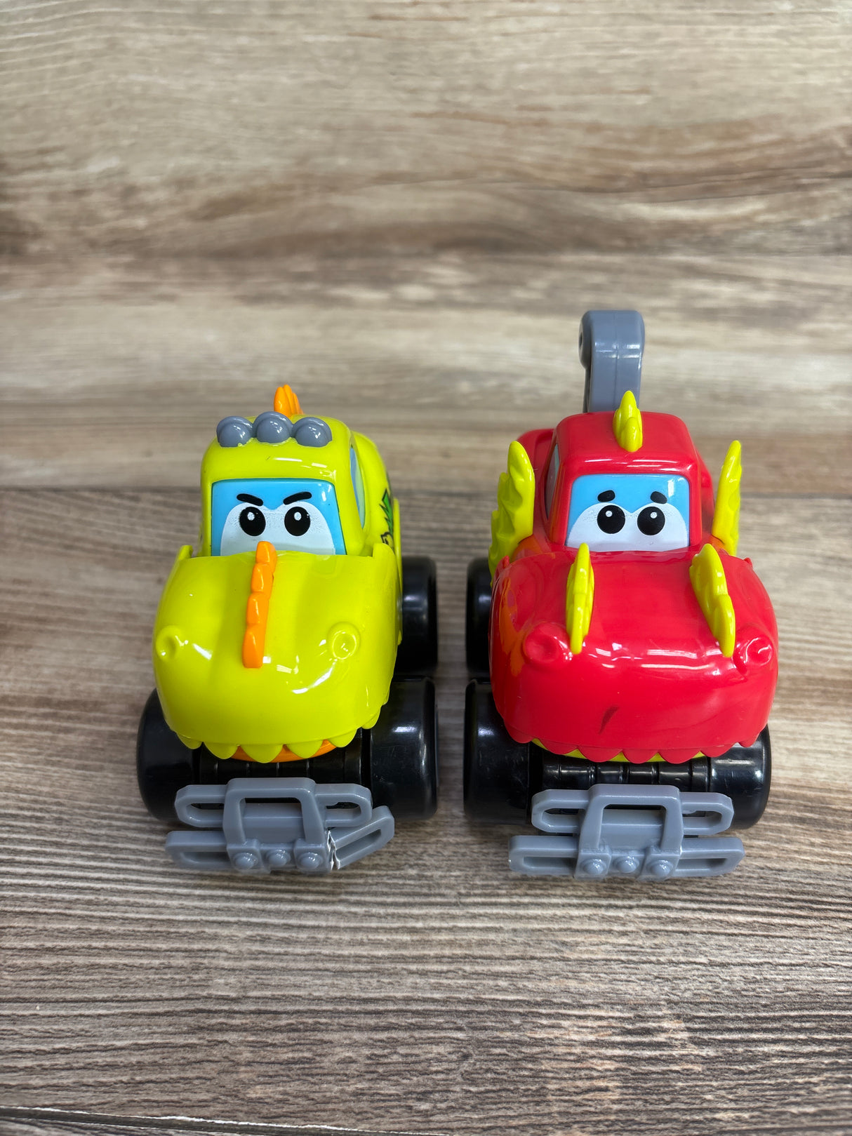 Kid Galaxy Dinosaur Toy Trucks 2pk