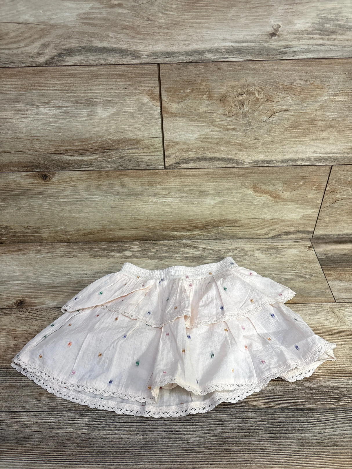 Baby Gap Shiny Tiered Skirt Light Pink sz 4T