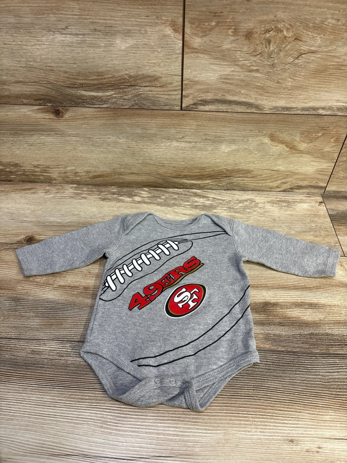 NFL 49ers Bodysuit Grey sz 12m