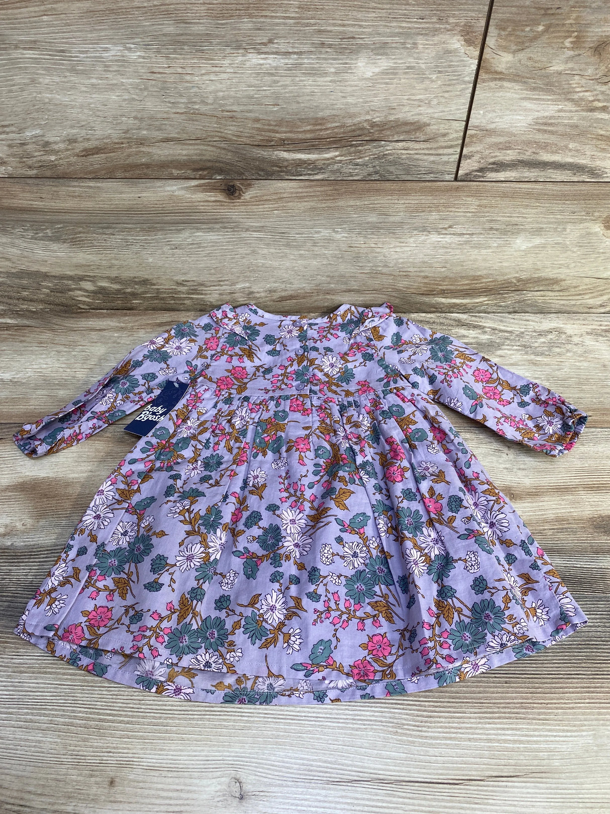 NEW Oshkosh Floral Ruffle Dress Purple sz 18m - Me n Mommy To Be