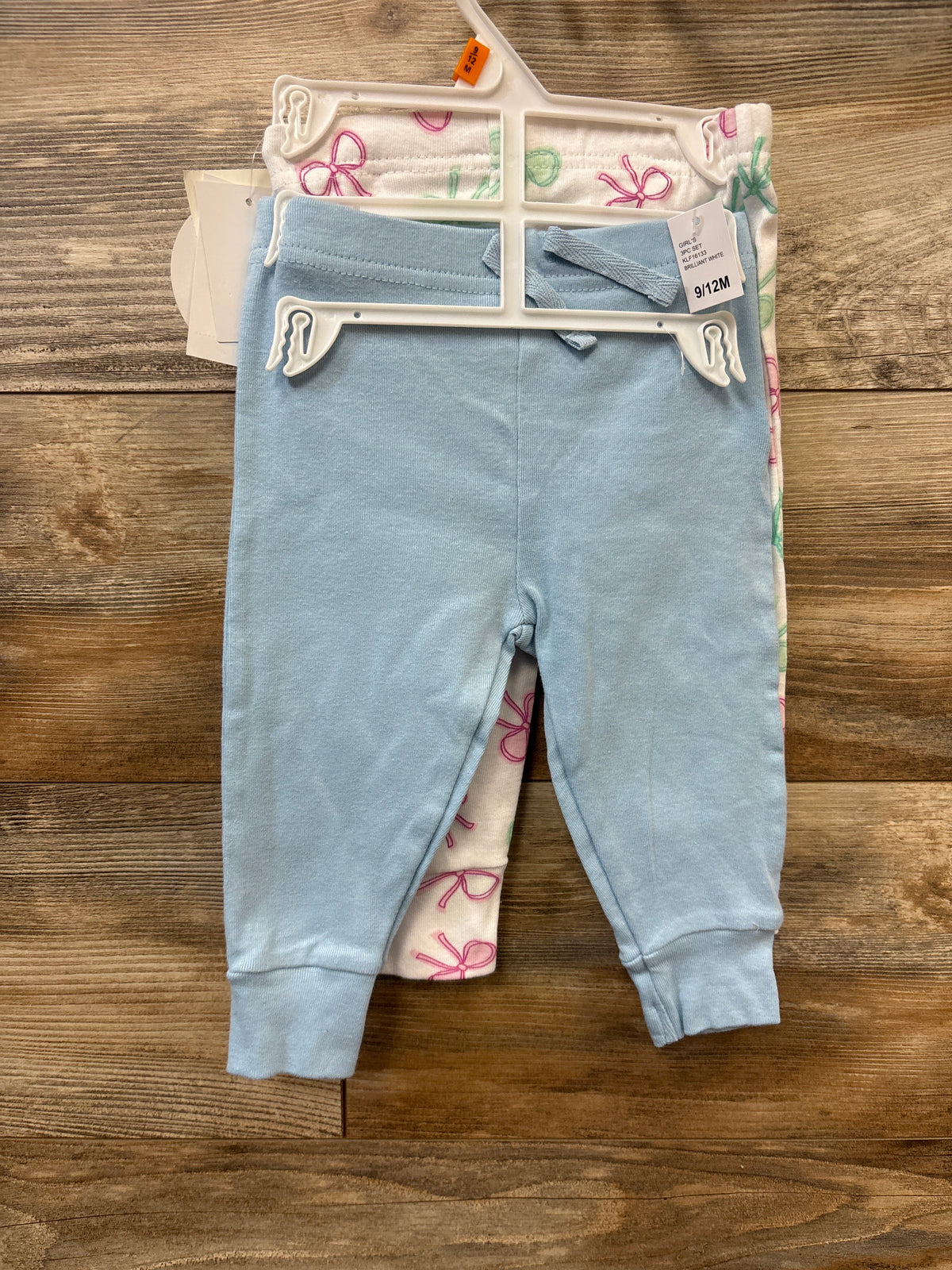 NEW Koala Baby 2pk Pants White sz 9-12m