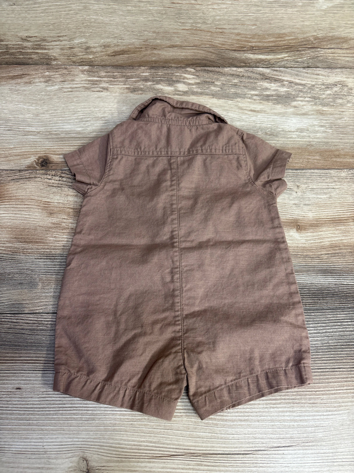 Carter's Button Up Romper Brown sz 3m
