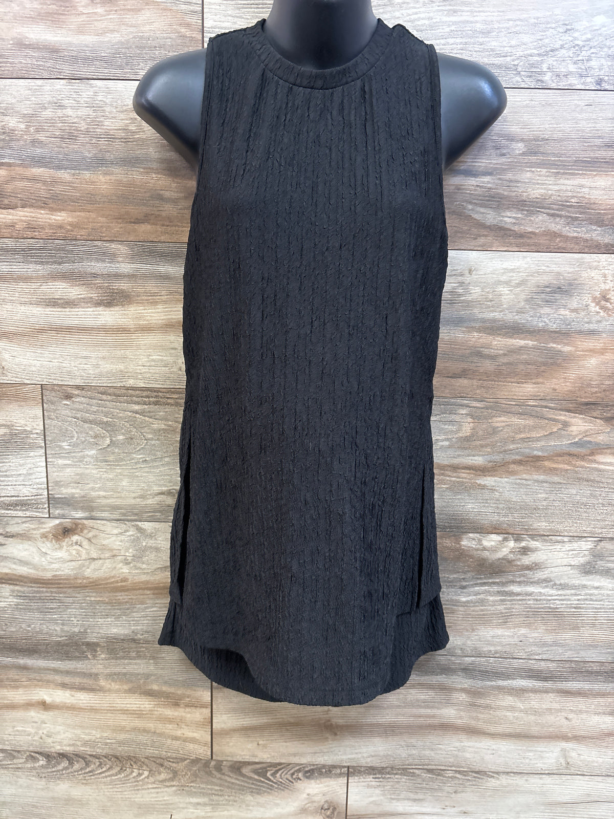 Shein Maternity 2pc Crinkle Tank Top & Shorts Set Black sz Large