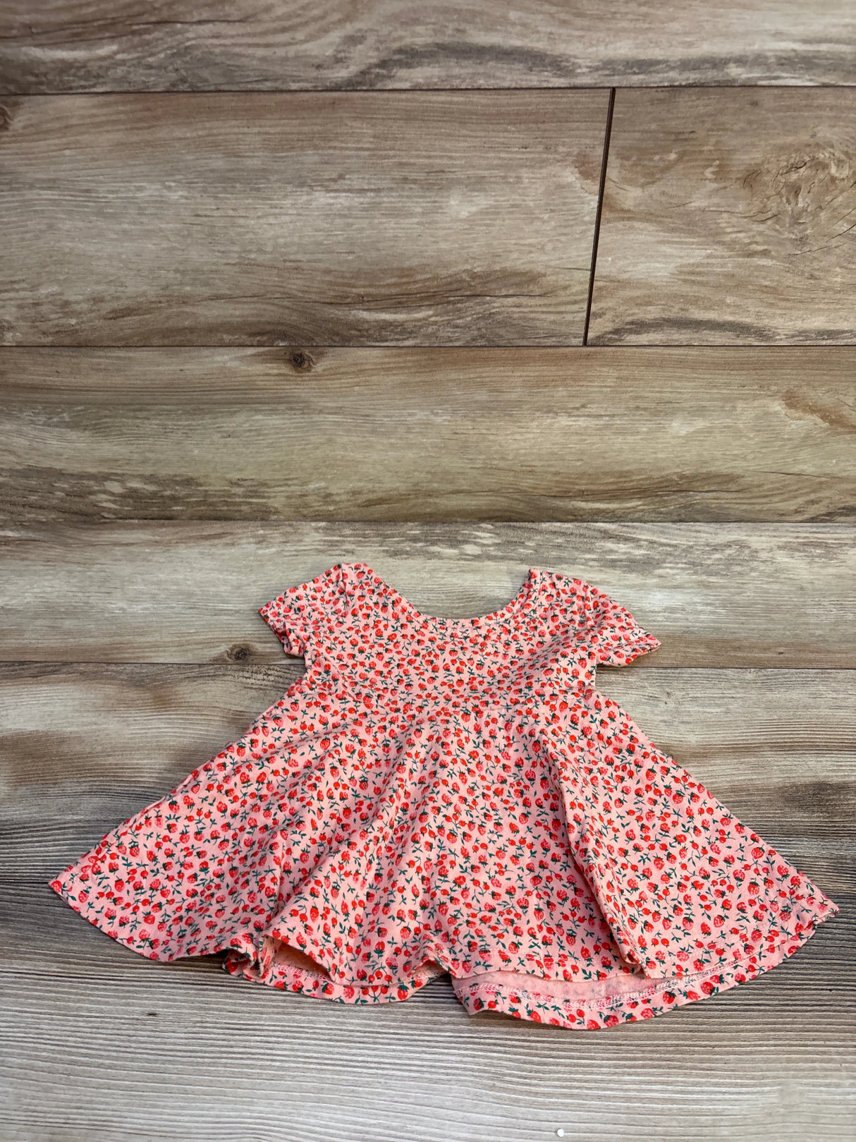 Baby Gap Strawberry Twirl Dress Pink sz 12-18m