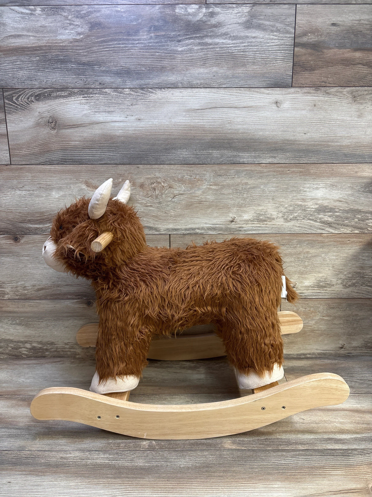 Pottery Barn Highland Cow Critter Plush Nursery Rocker
