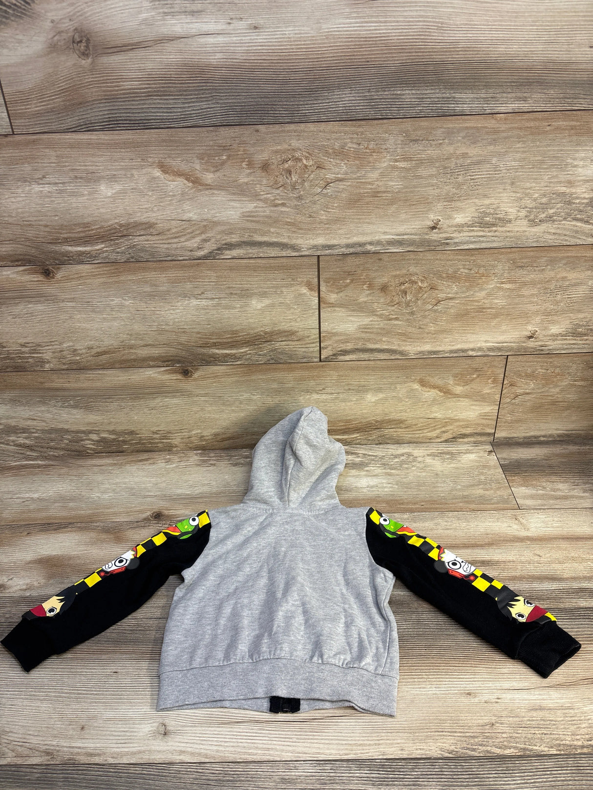 RYAN'S WORLD Fleece Zip Up Hoodie Grey sz 2T