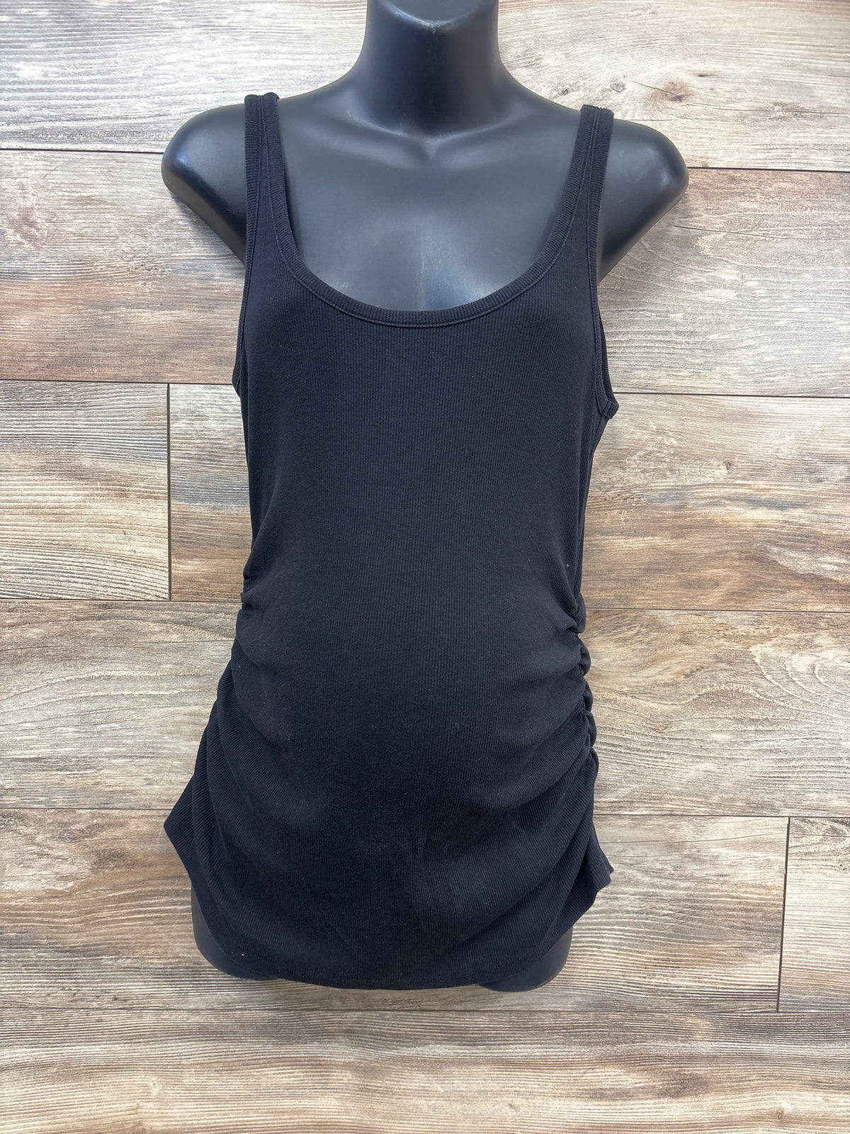 Old Navy Maternity Ribbed Tank Top Black sz Large