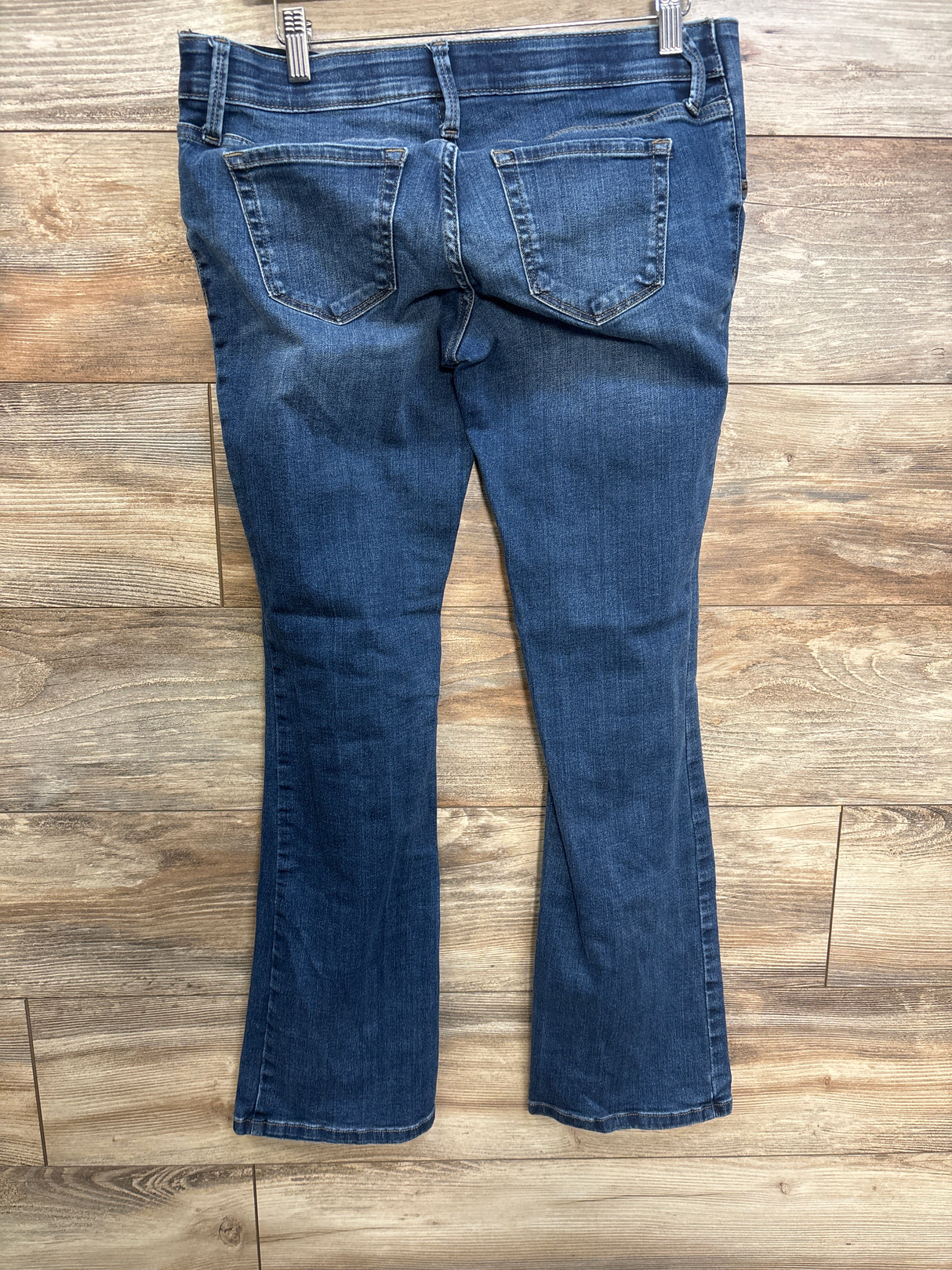 Isabel Maternity Side Panel Skinny Bootcut Jeans Blue sz Small (4/27R)