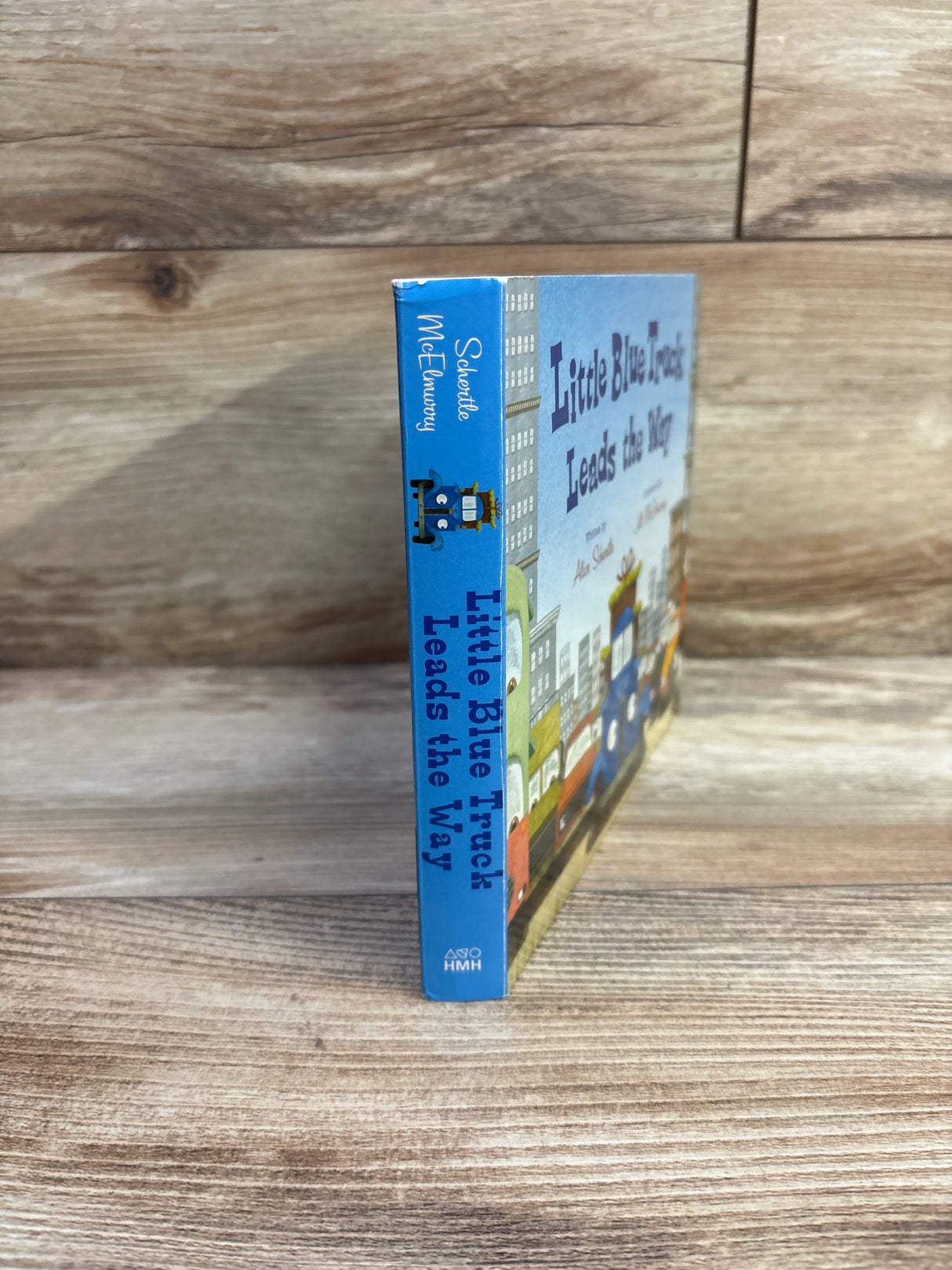 Little Blue Truck Leads the Way Board Book