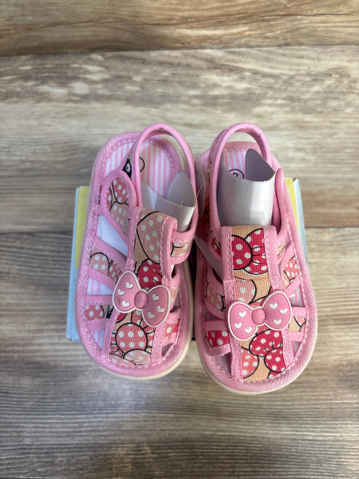 NEW Papos Walk n' Squeak Sandals Pink sz 6/7c