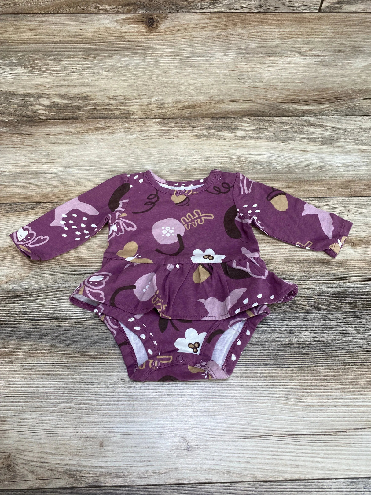 Carter's Skirted Bodysuit Purple sz 3m - Me n Mommy To Be