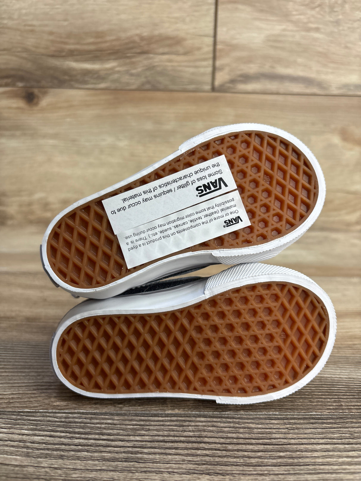 NEW Vans Sk8-Hi Zip 'Glitter Gunmetal' Sneakers Grey sz 4.5c