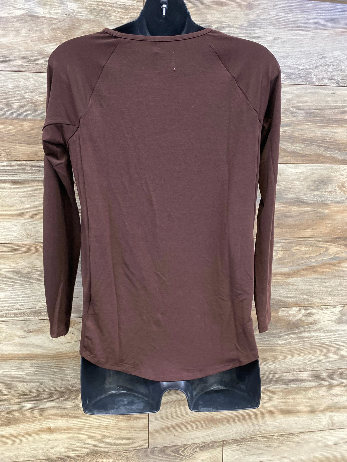 NWOT Gap Maternity Breathe Long Sleeve Shirt Brown sz XS - Me n Mommy To Be