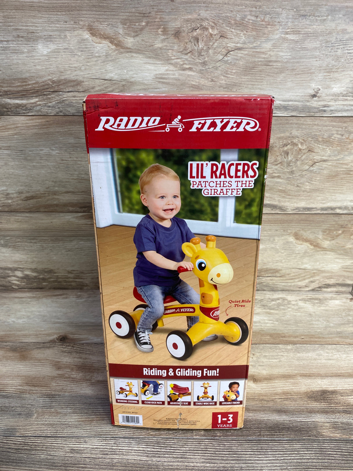 NEW Radio Flyer Lil' Racers Patches The Giraffe Ride-On