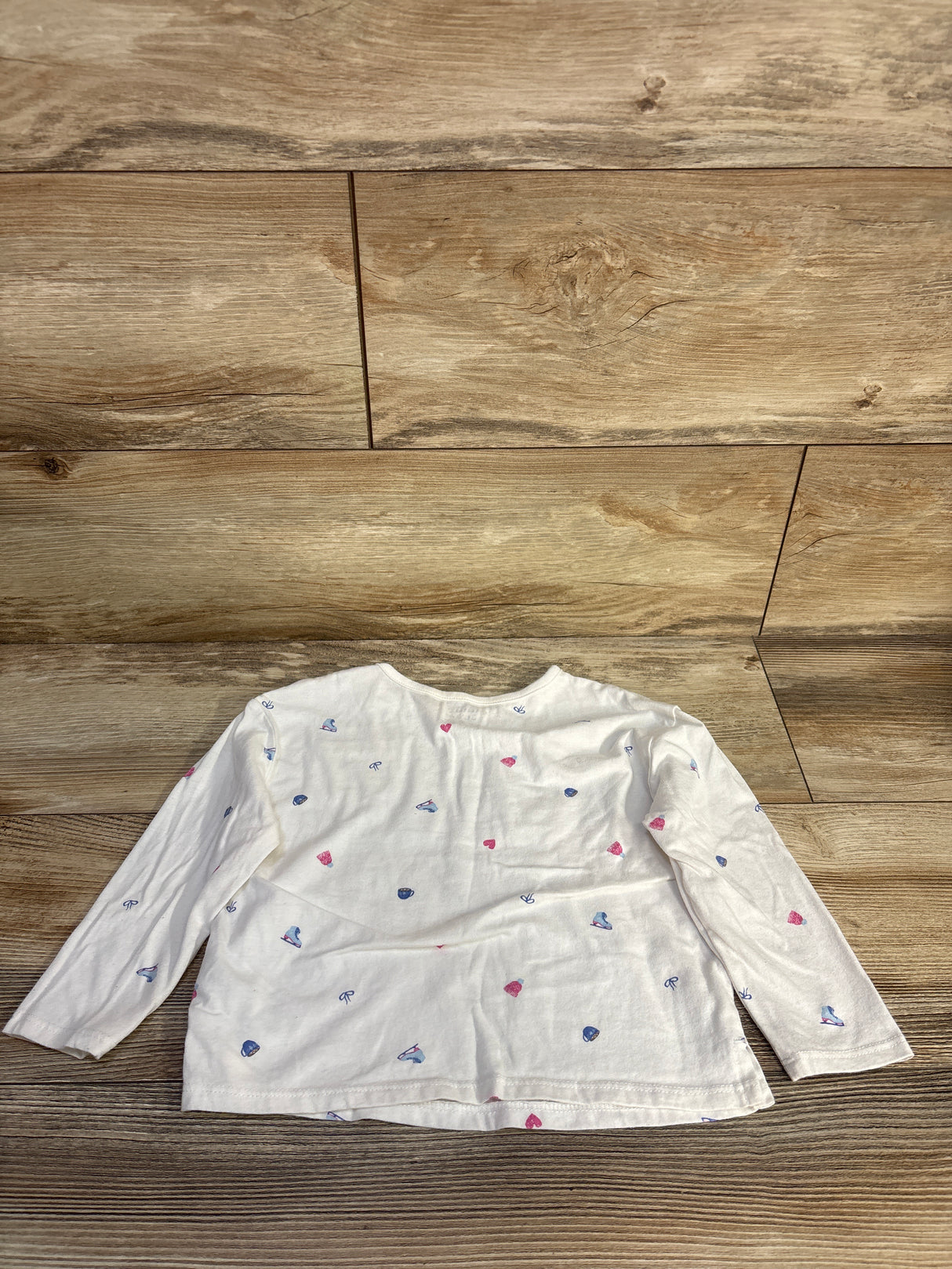 Carter's Long Sleeve Shirt White sz 3T