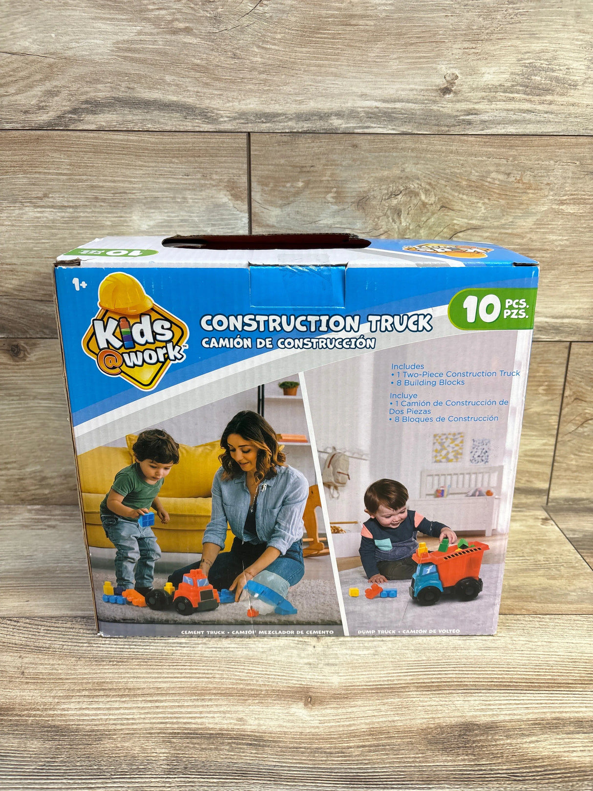 NEW Kids Work Building Blocks Dump Truck Construction Set 10pc