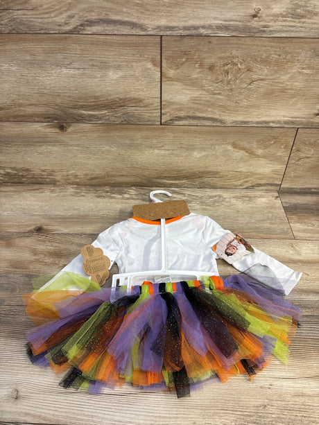 NEW Baby Essentials 3pc Little Miss Bodysuit & Tutu Set White sz 9m - Me n Mommy To Be