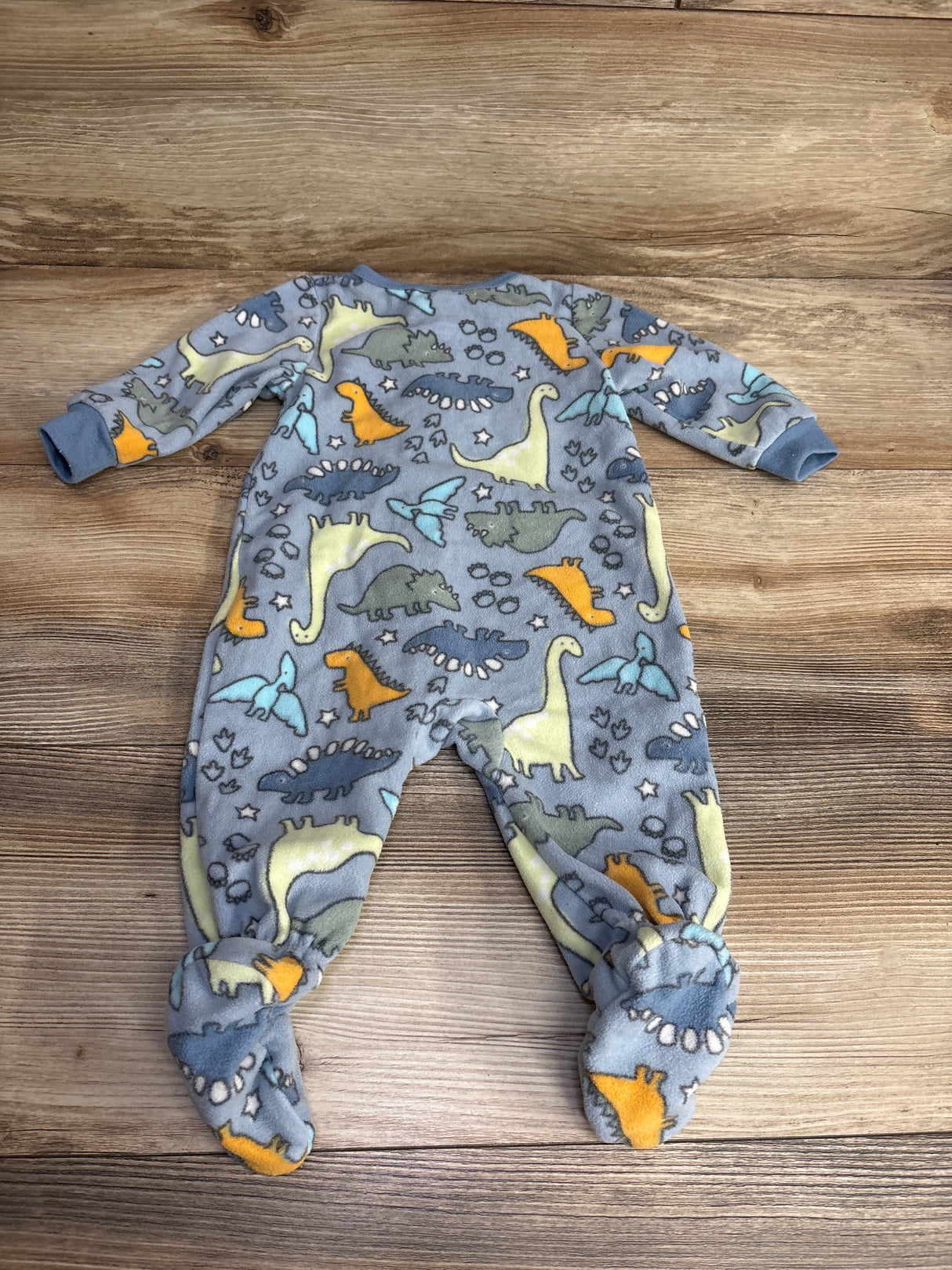 Kids Headquarters Dino Blanket Sleeper Blue sz 6m