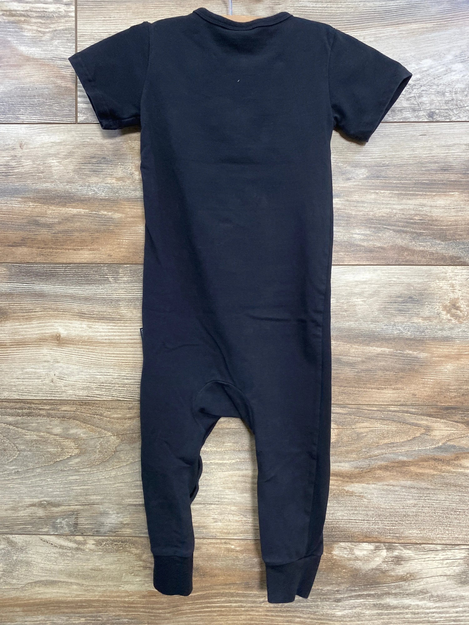 Little Bipsy Classic Snap Up Cotton Romper Black sz 2-3T - Me n Mommy To Be