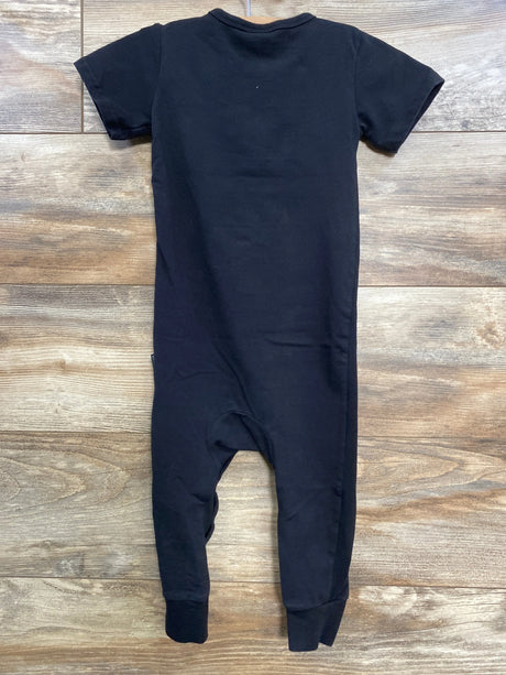Little Bipsy Classic Snap Up Cotton Romper Black sz 2-3T - Me n Mommy To Be