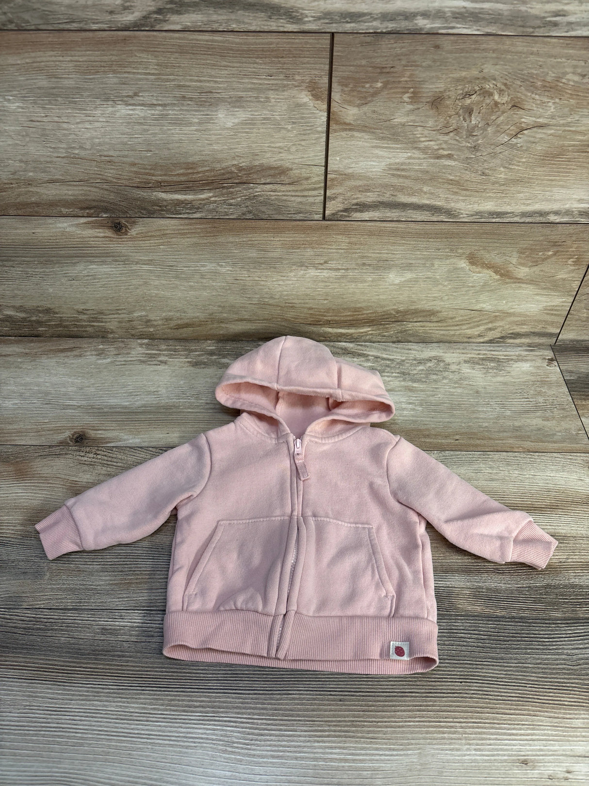 Carter's Full Zip Hoodie Pink sz 6m - Me n Mommy To Be