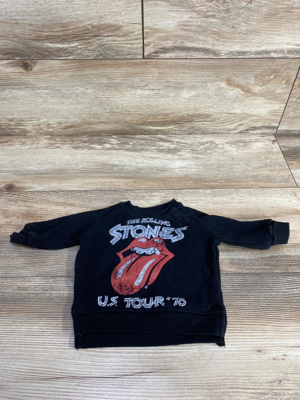 The rolling Stones Graphic Pull Over Sweater Black sz Newborn