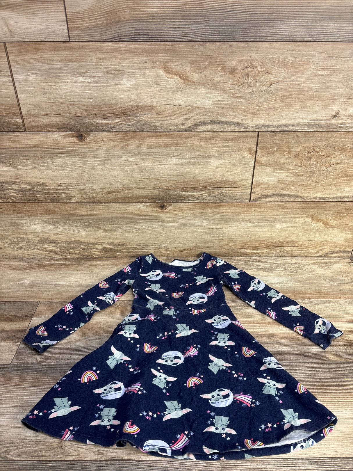 Jumping Beans x Star Wars Grogu Dress Navy sz 5T