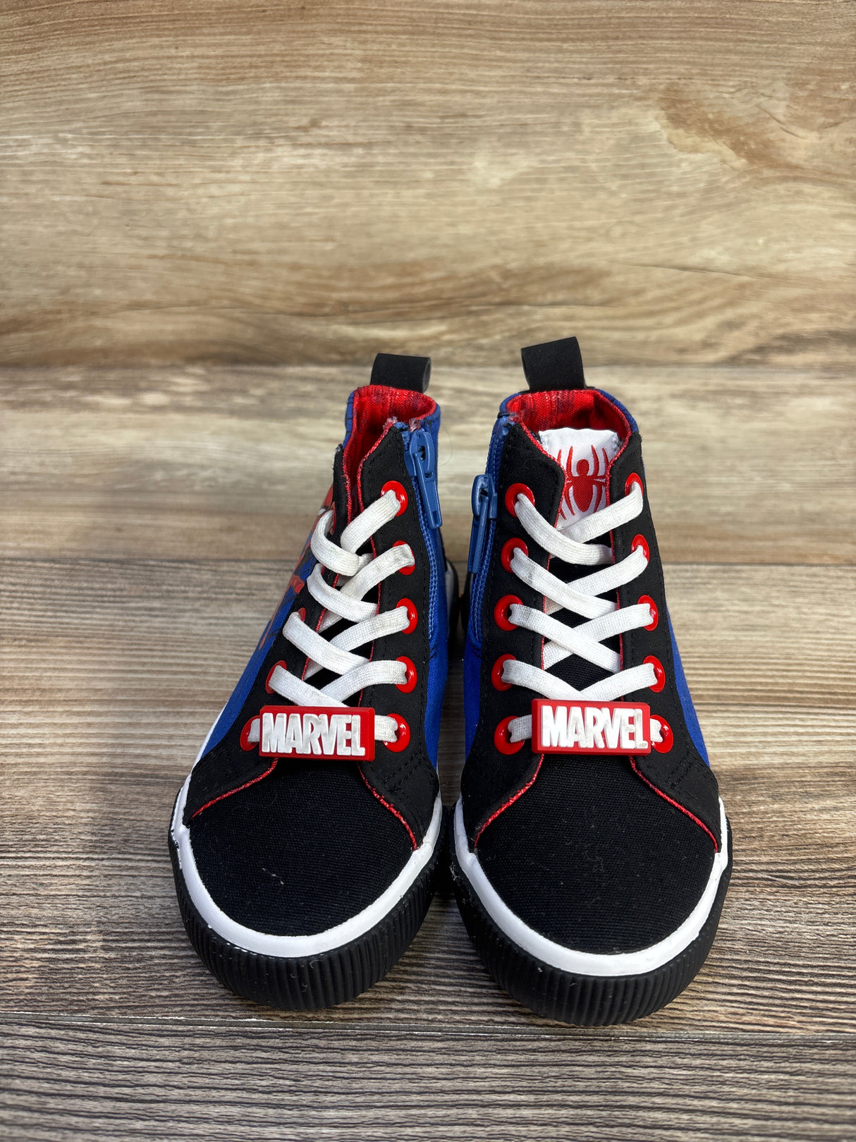 Ground Up Spider-Man High Top Sneakers Black sz 9c