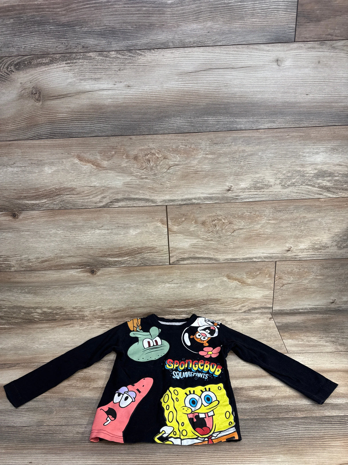 Nickelodeon Spongebob Shirt Black sz 4T