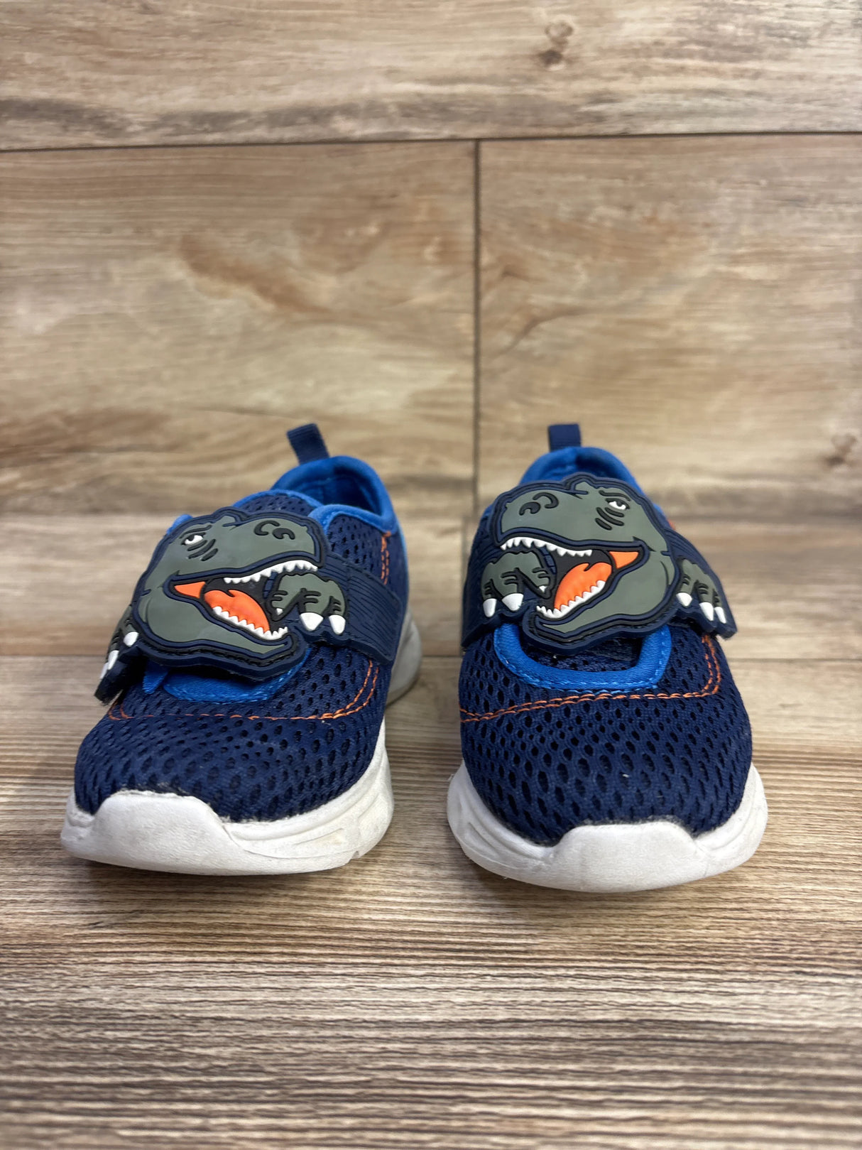 Carter's Hug Dinosaur Round Toe Sneakers Blue sz 7c
