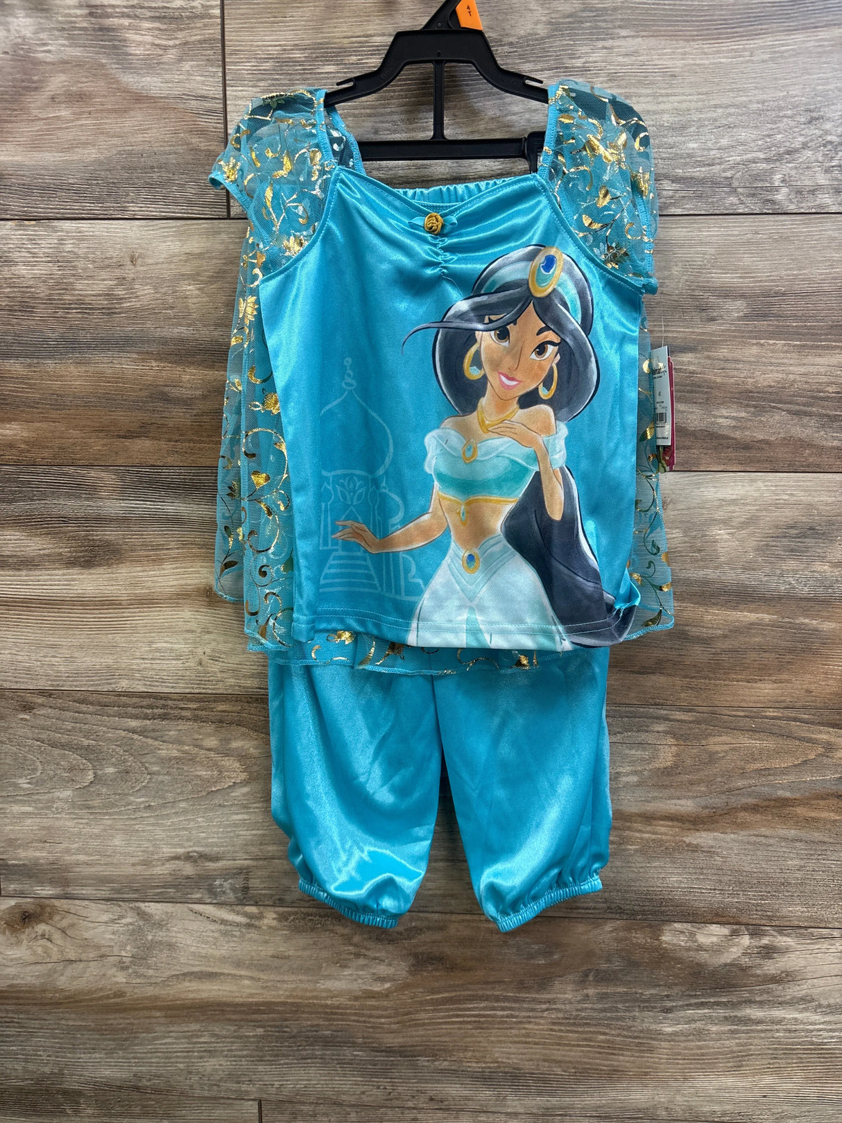 NEW Disney Princess 2pc Jasmine Fantasy Pajama Set Blue sz 4T