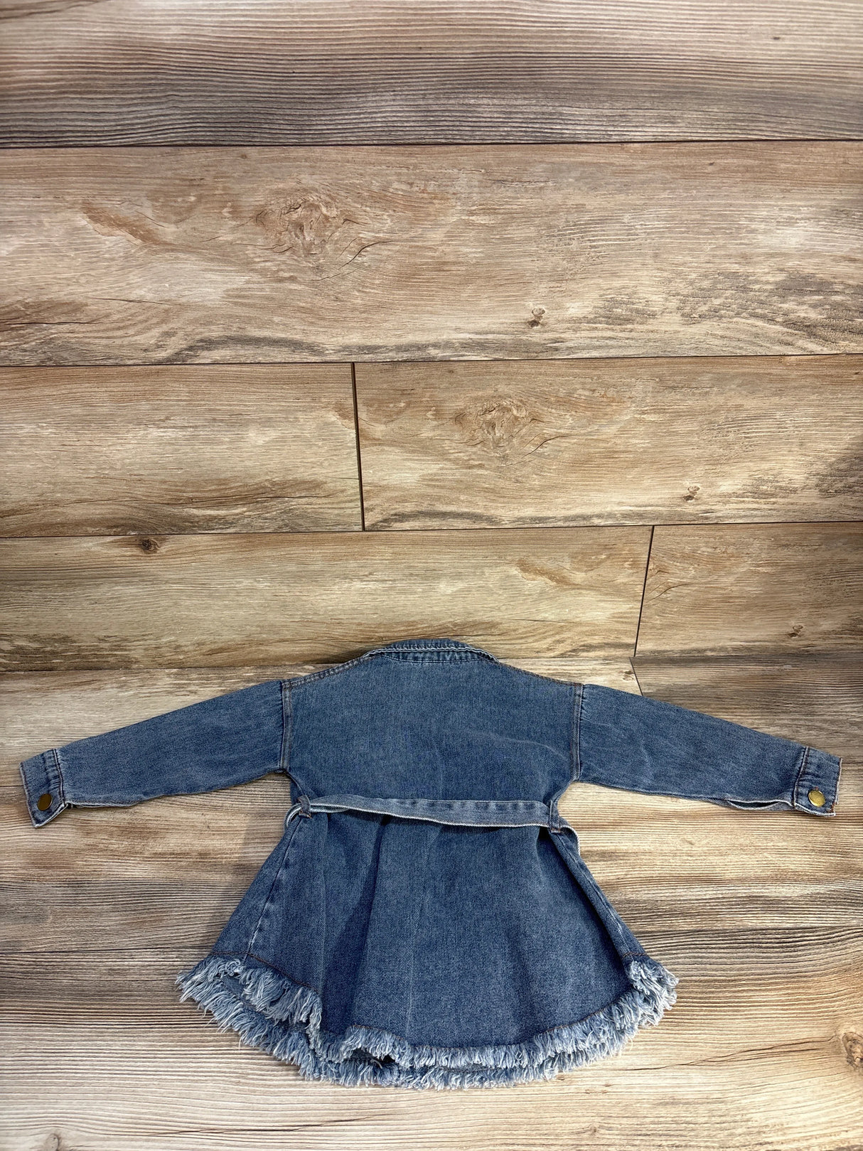 Douhoow Belted Denim Dress Blue sz 18-24m