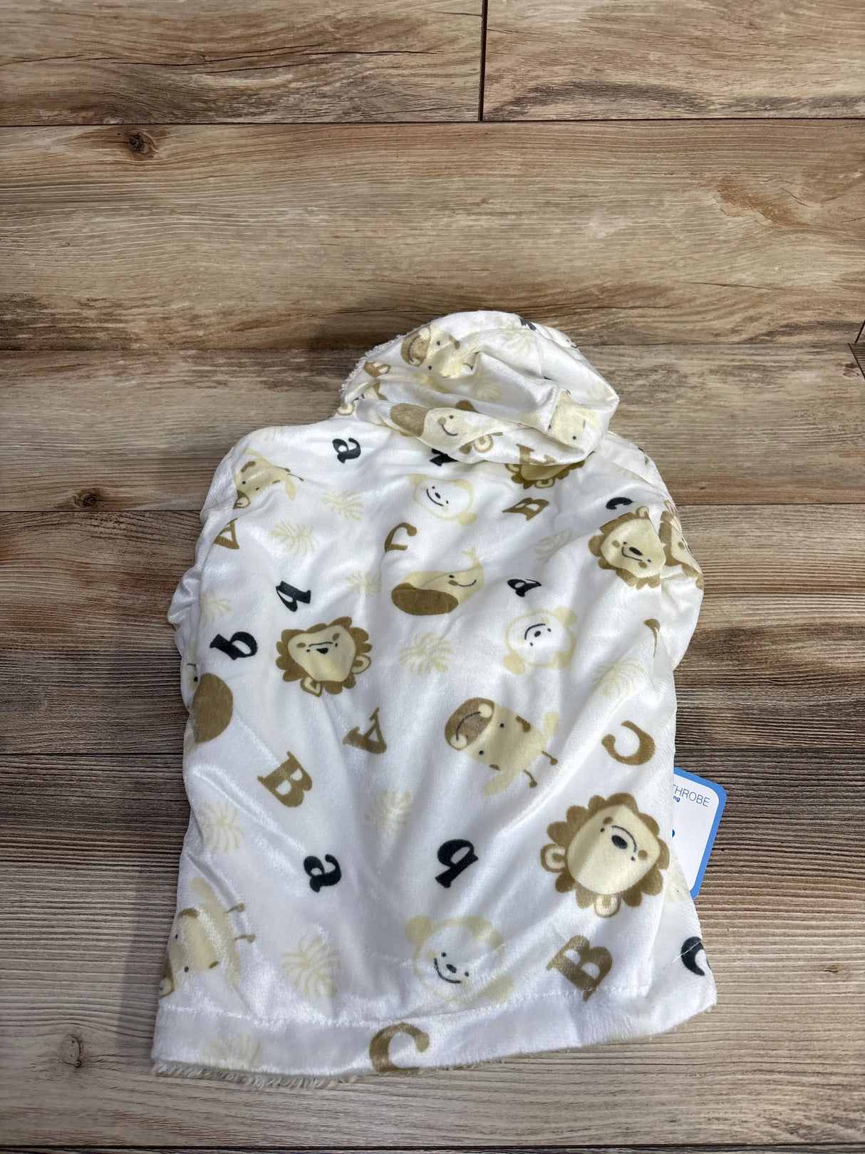 NEW Ron Ron Baby Sherpa Lined Faux Mink Bathrobe White sz 0-18m