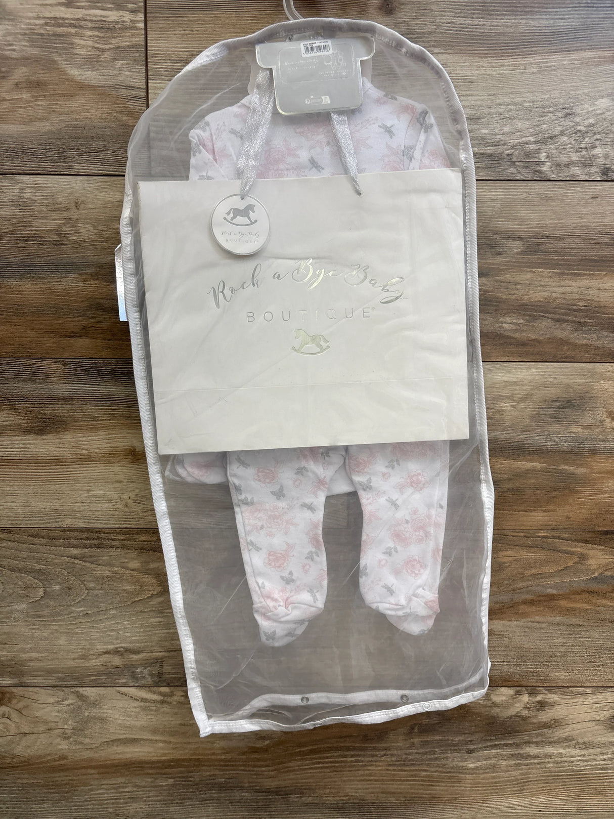NEW Rock a Bye Baby Boutique 5pc Gift Set White sz 3/6m