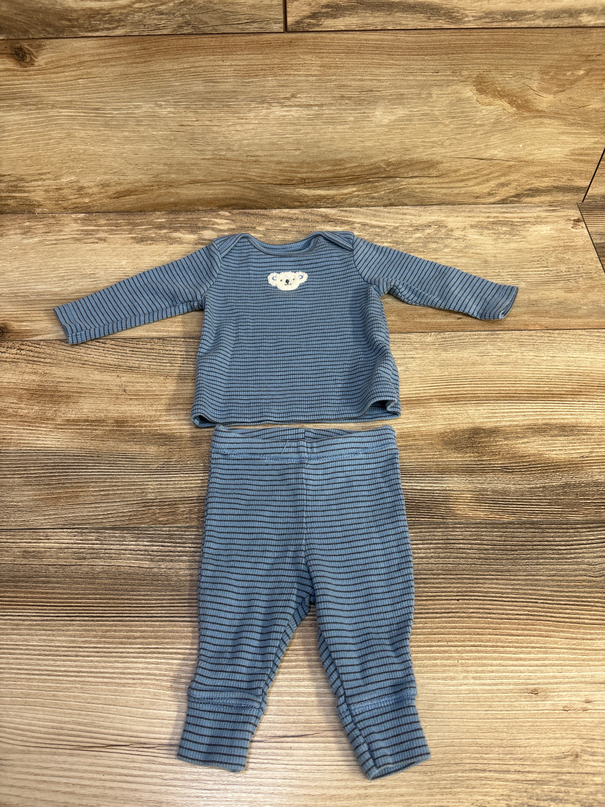 Carter's Striped Koala Shirt & Pants Set Blue sz Newborn