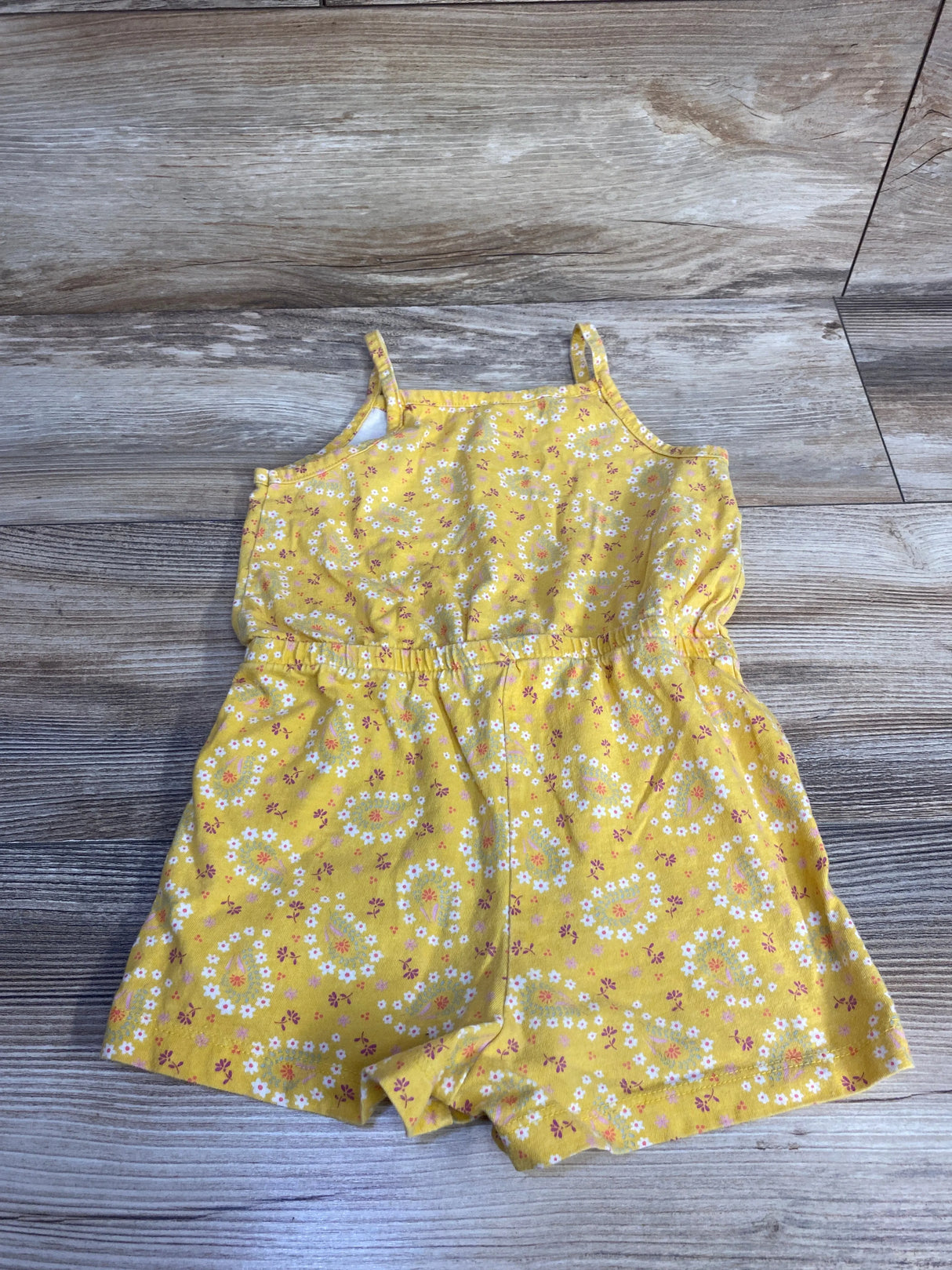 Wonder Nation Floral Romper Yellow sz 3T - Me n Mommy To Be