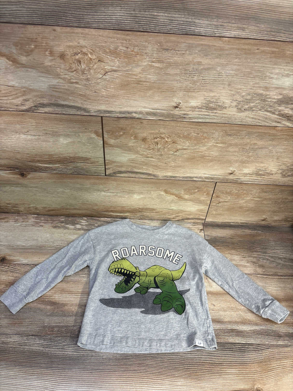 Baby Gap x Pixar Toy Story Roarsome Shirt Grey sz 4T