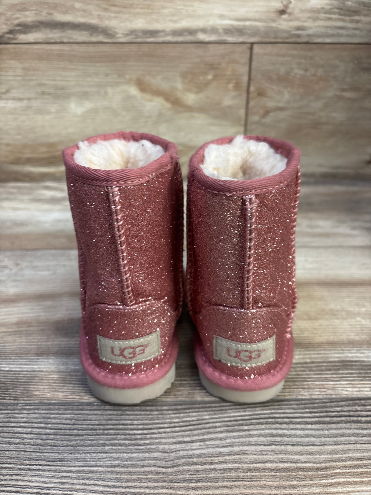 UGG Classic II Glitter Boots Pink sz 6c