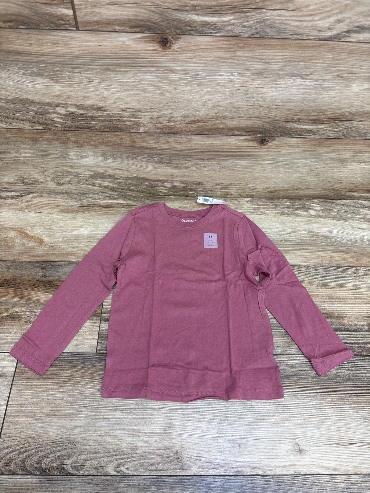 NEW Old Navy Long Sleeve Shirt Dark Pink sz 5T